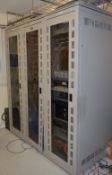 3 x Upright 19 Inch Server Rack Enclosures With Patch Panels - Location: Swindon, Wiltshire, SN2