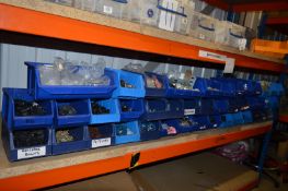 41 x Linbin Tubs With Contents - Assorted Variety of Consumables Included - Please See The