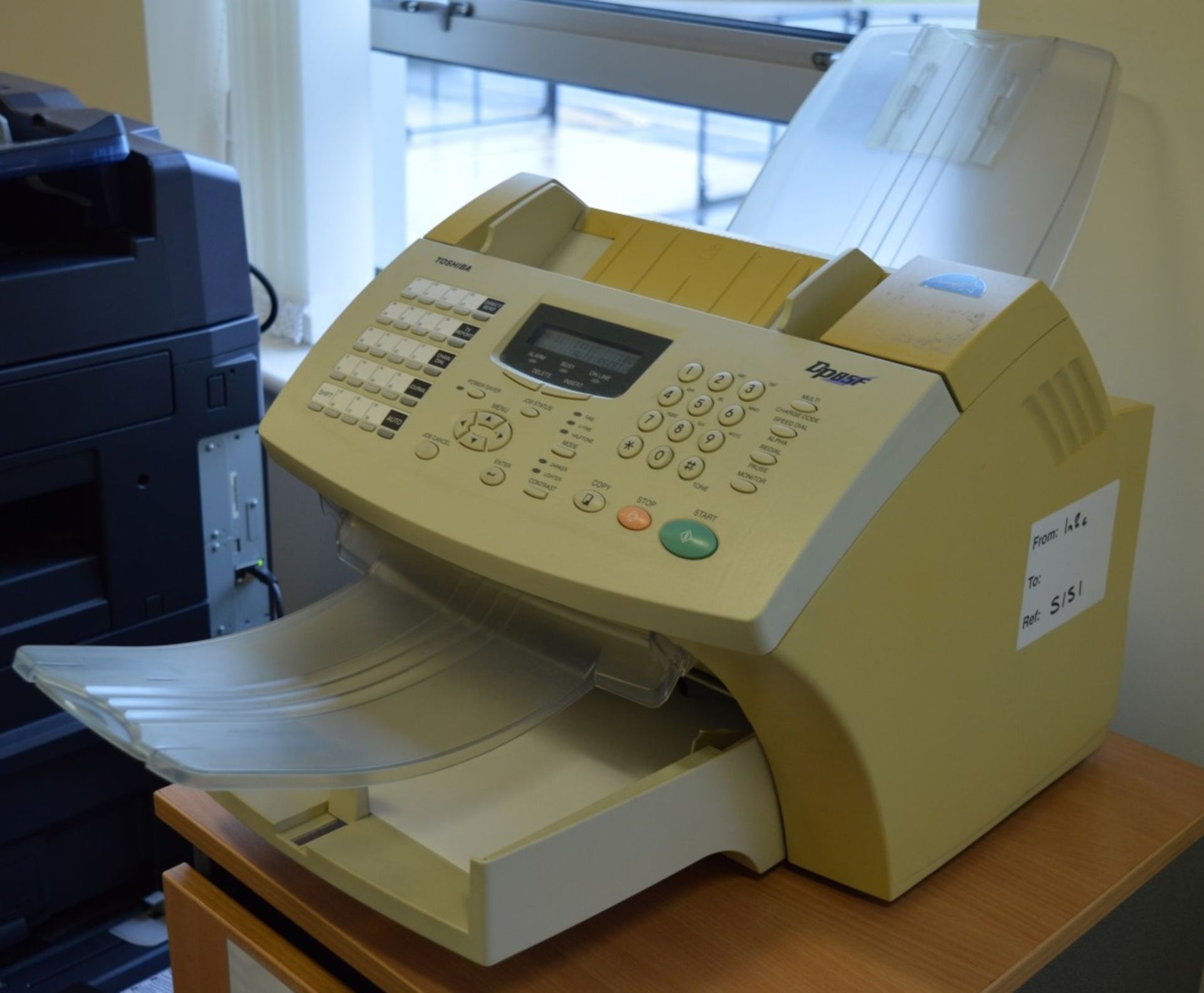 1 x Toshiba DP85F Office Fax Machine - CL300 - Ref S151 - Location: Swindon, Wiltshire, SN2