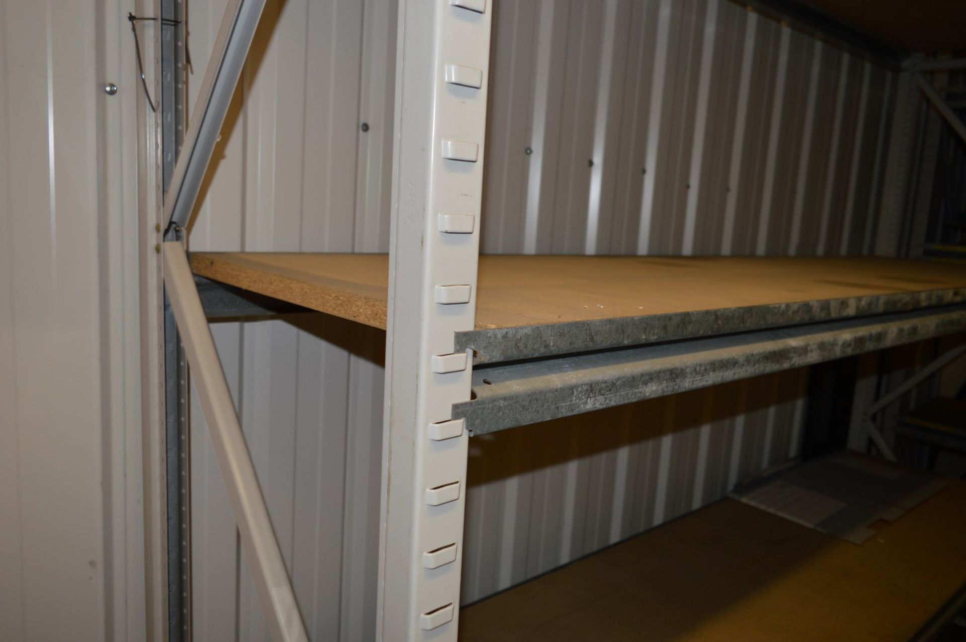 1 x Large Quantity of Heavy Duty Rivet Storage Racking - Grey Finish - Includes 6 Uprights and 18 - Image 5 of 8