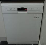 1 x Siemens 60cm SD6P1S Ecosense Dishwasher - White Finish - CL300 - S074 - Location: Swindon,