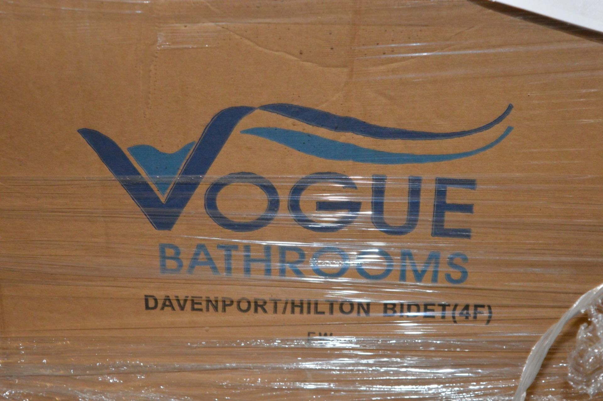 1 x Vogue Bathrooms DAVENPORT Single Tap Hole BIDET - Brand New and Boxed - High Quality White - Image 2 of 3