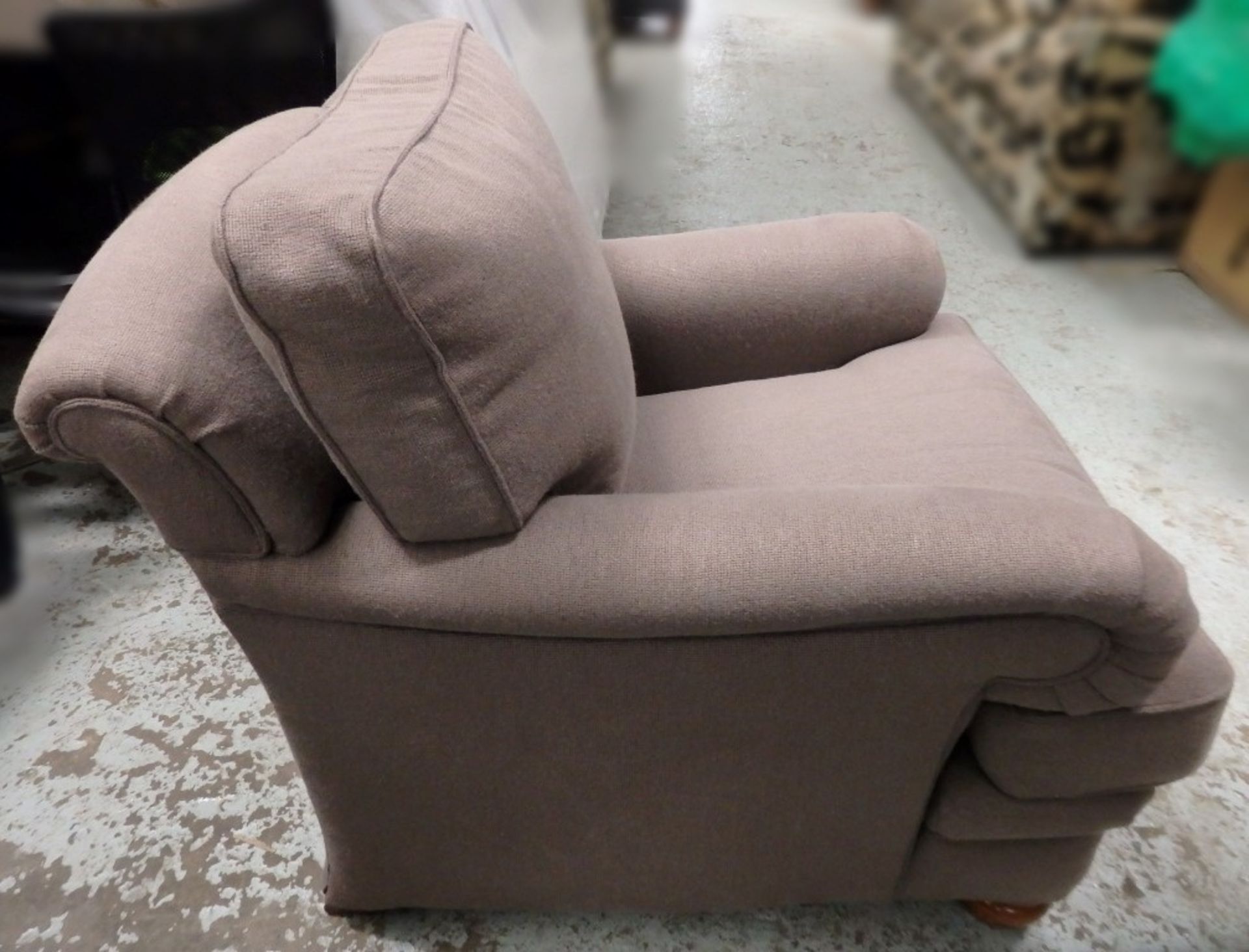 1 x  Duresta Premium "Blanchad Chair In Soft Taupe - CL050 - Ref: JMH009 - 90x110x95 - Location: - Image 5 of 5