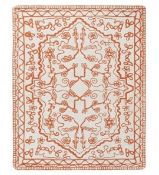 1 x LIGNE ROSET Wool Rug 250 X 200 Orange / White (Ph1) - Ref: 3597962 - CL087 - Location: