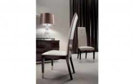5 x Giorgio Day Dream Side Chairs 1st Grade Leather/ lizard design - Ref: 3377817 - CL087P1 -