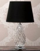 1 x GIORGIO Ginger Lamp (Base Only) - H55cm x W18cm - Ref: 4658355 - CL087 - Location: Altrincham