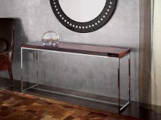 1 x Giorgio "LUNA" Console Table - Beautifully Crafted With High Gloss Finish – Dimensions: