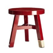 1 x Common Comrades "Merchant" Coffee Table By MOOOI - Colour: RED - 15.8"D X 15.8"H - Ref: