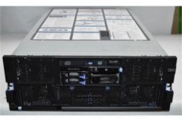 1 x IBM Systems X3850 M2 4U Rackmount File Server - Features 4 x 2.4ghz Xeon MP Quad Core