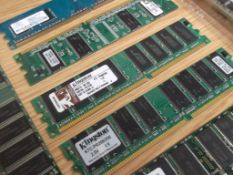 11 x Computer Memory Sticks - 10 x 256mb DDR & 1 x 128mb DDR - Recently Removed From A Working