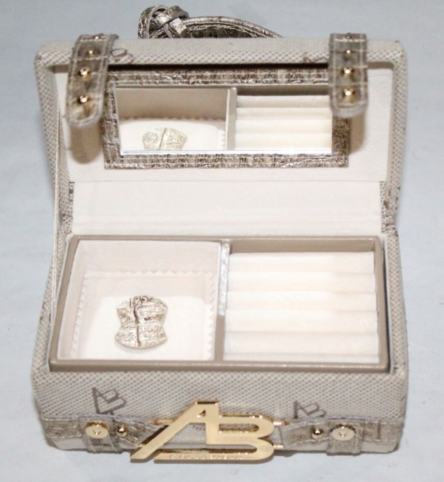1 x "AB Collezioni" Italian Luxury Jewellery Box (30533) - Ref LT134 – Features A Pull-Out - Image 5 of 5