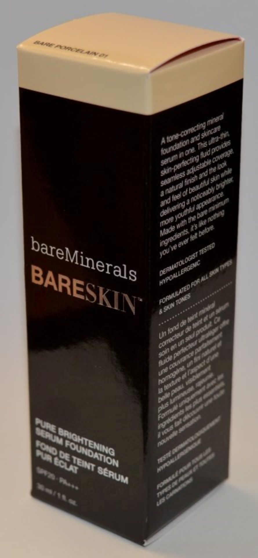 1 x Bare Escentuals bareMinerals “BARESKIN” Pure Brightening Serum Foundation (Bare Shell 02) & - Image 3 of 4