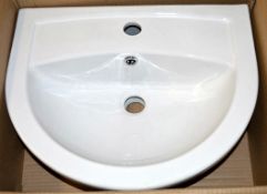 1 x Vogue Bathrooms ZOE Single Tap Hole SEMI RECEESED SINK BASIN - 500mm Width - Brand New Boxed