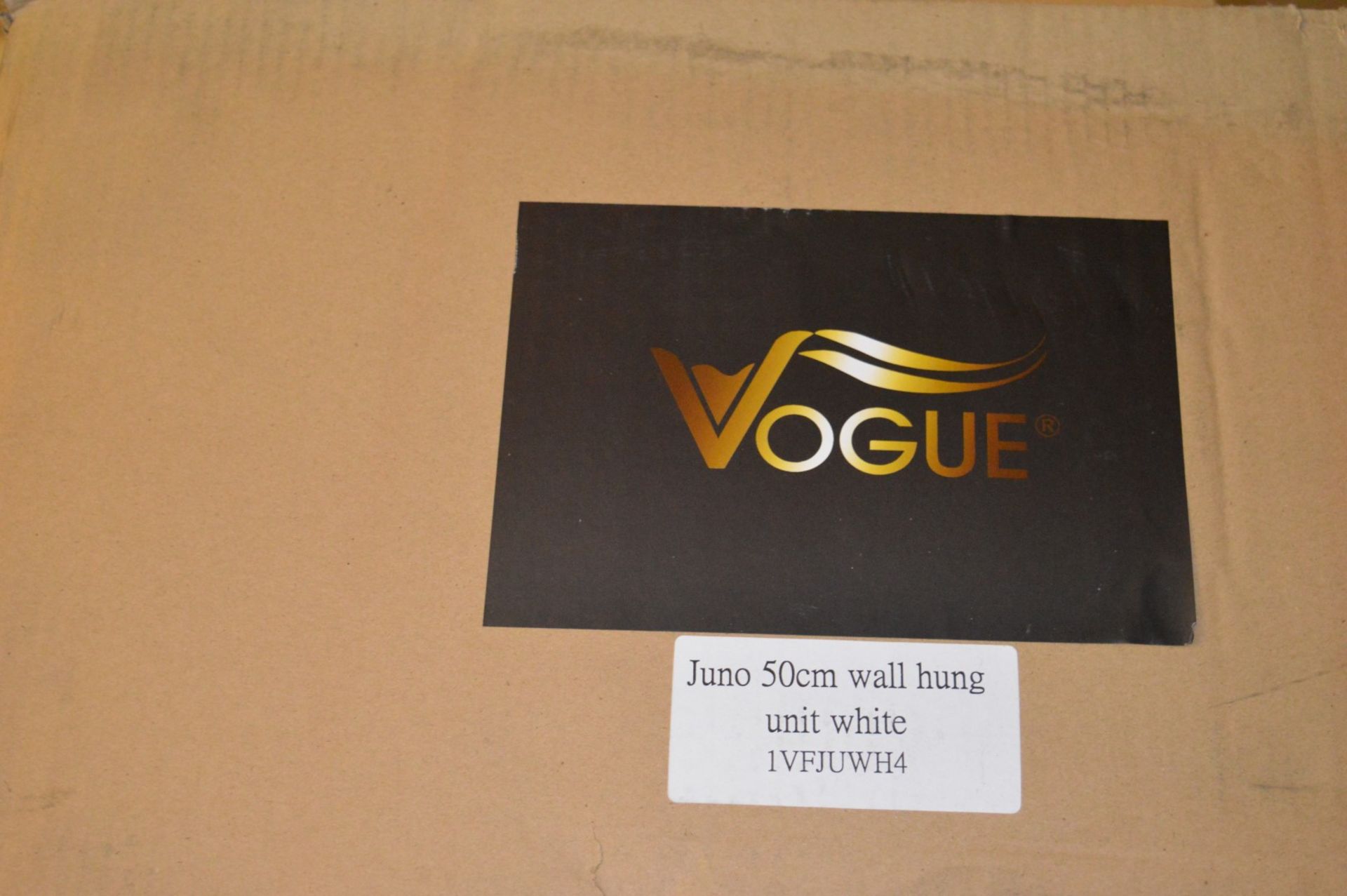 1 x Vogue Bathrooms JUNO 600mm Wall Hung Bathroom Vanity Unit With Heavy Resin Composite Sink - Image 2 of 6