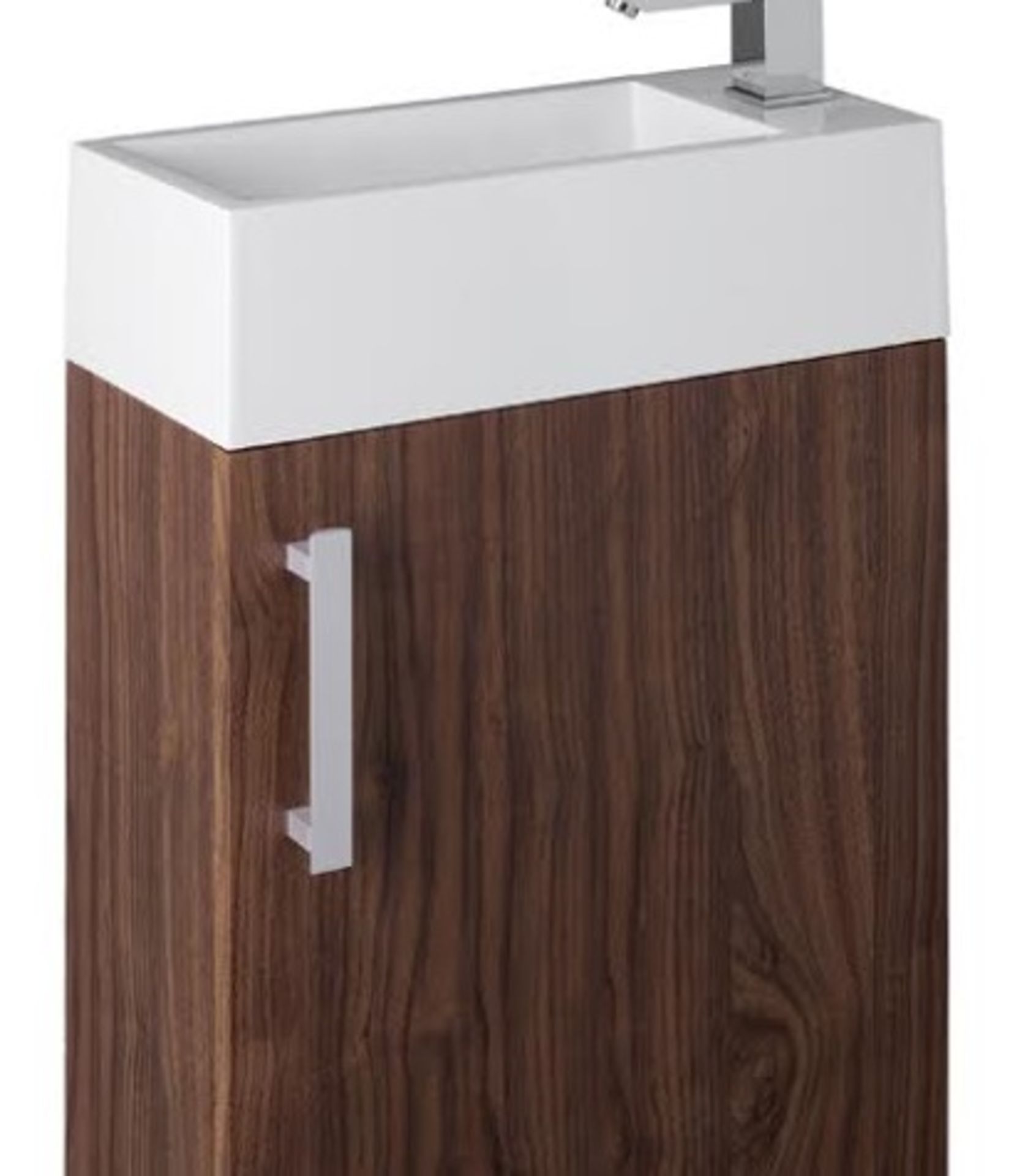 1 x Vogue Bathrooms JUNO 500mm Wall Hung Bathroom Vanity Unit With Heavy Resin Composite Sink