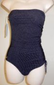 1 x Nina Ricci Designer "Nouvel Vague" Soft Swimsuit - Ref SW09 - R1 - CL011 – Size: 8/10 UK –