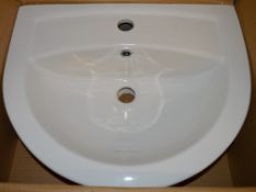 1 x Vogue Bathrooms ZOE Single Tap Hole SEMI RECEESED SINK BASIN - 500mm Width - Brand New Boxed