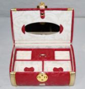 1 x "AB Collezioni" Italian Luxury Jewellery Case (34234R) - Ref LT126 - Features a Pull-out