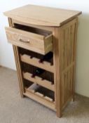 1 x Matlock Solid Oak Wine Rack - MADE FROM 100% SOLID OAK - CL112 - New, Ready Built & Boxed -
