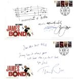 JAMES BOND: A multiple signed Royal Mail