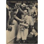 ARSENAL: A vintage 7.5 x 10.5 page remov