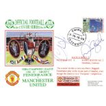 MANCHESTER UNITED: Small selection of multiple signed First Day Covers by various Manchester