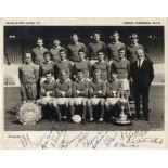 MANCHESTER UNITED: A good vintage signed