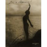 KELLERMAN ANNETTE: (1886-1975) Australian Swimmer, Actress & Writer, one of the first women to