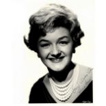 SIMS JOAN: (1930-2001) English Actress, starred in various Carry On films. A good vintage signed and