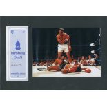 ALI MUHAMMAD: (1942- ) American Boxer, World Heavyweight Champion. Signed slim 8vo printed