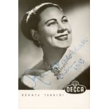 OPERA: Selection of vintage signed postc