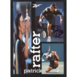 TENNIS: Selection of signed colour postcard photographs, 6 x 8 (1) by various tennis players