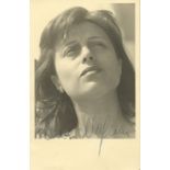 MAGNANI ANNA: (1908-1973) Italian Actress, Academy Award winner. Rare vintage signed postcard