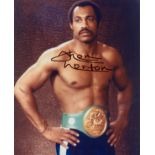 BOXING: Selection of signed 8 x 10 photographs by various world champion boxers comprising Ken