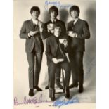 BEATLES THE: An excellent vintage signed 6.5 x 8.5 photograph by Paul McCartney and Ringo Starr