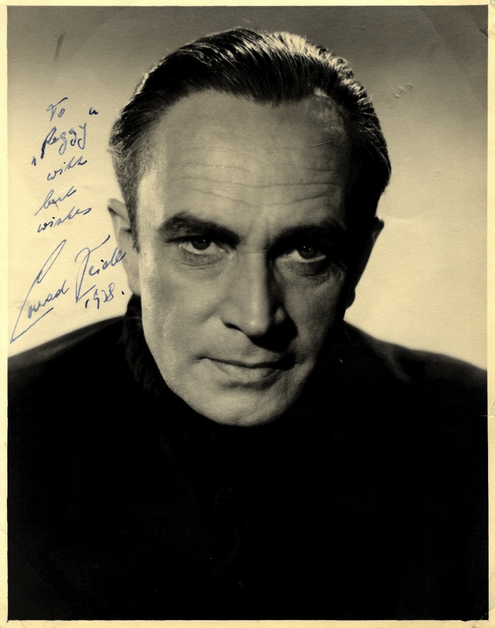 VEIDT CONRAD: (1893-1943) German Actor,