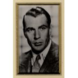 COOPER GARY: (1901-1961) American Actor,