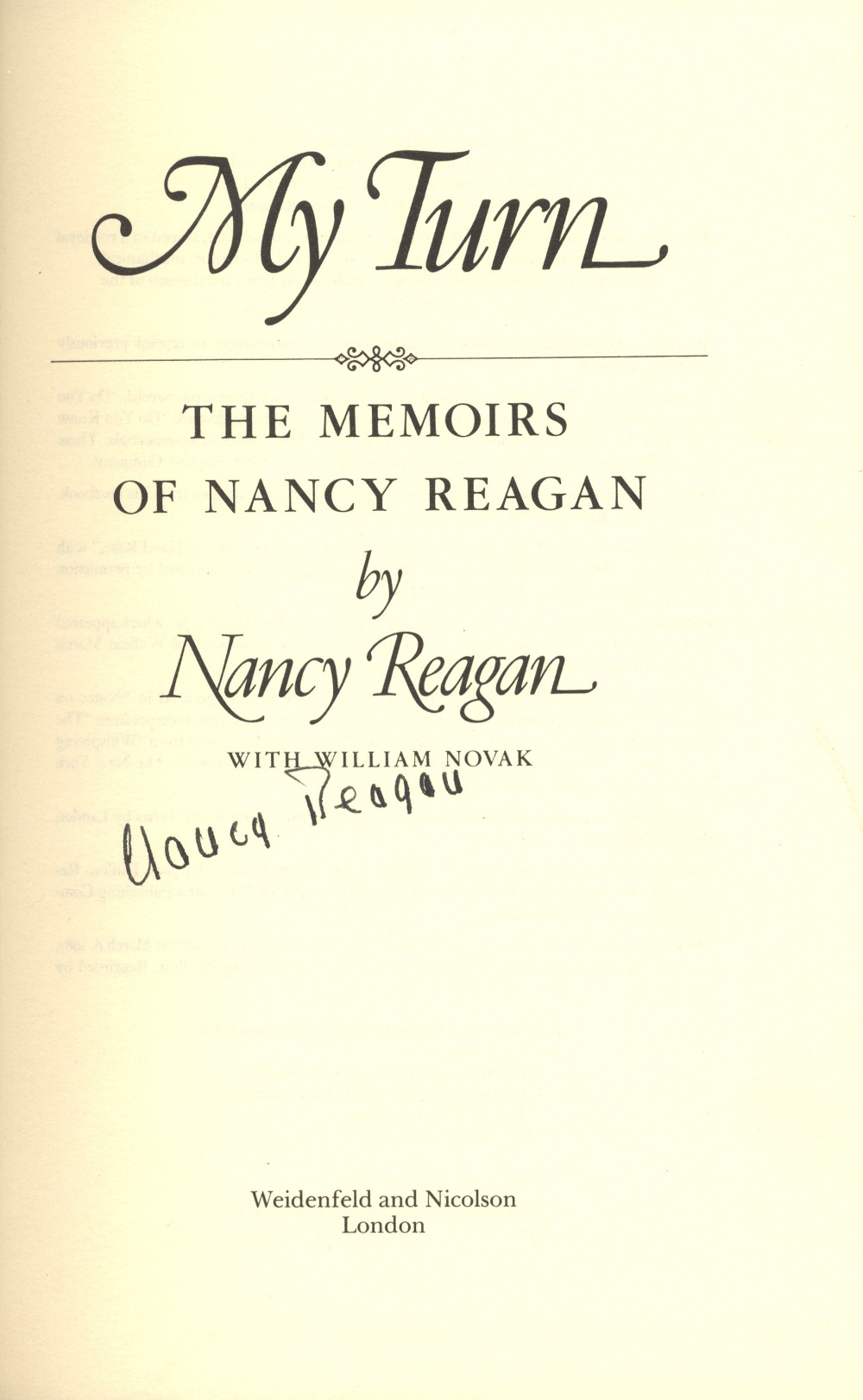 REAGAN NANCY: (1921-     ) American Actr