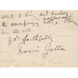 GALTON FRANCIS: (1822-1911) English Poly