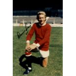 LAW DENIS: (1940- ) Scotland & Manchester United Footballer. Signed colour 8 x 12 photograph of