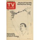 ALI MUHAMMAD: (1942- ) American Boxer, World Heavyweight Champion. A printed 8vo American TV Guide