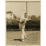 TILDEN WILLIAM: (1893-1953) American Tennis Player, Wimbledon Champion 1920, 1921 & 1930. A good