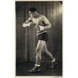 CARNERA PRIMO: (1906-1967) Italian Boxer, World Heavyweight Champion 1933-34. Vintage signed and