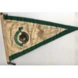 MOTOR RACING: A good vintage cloth pennant