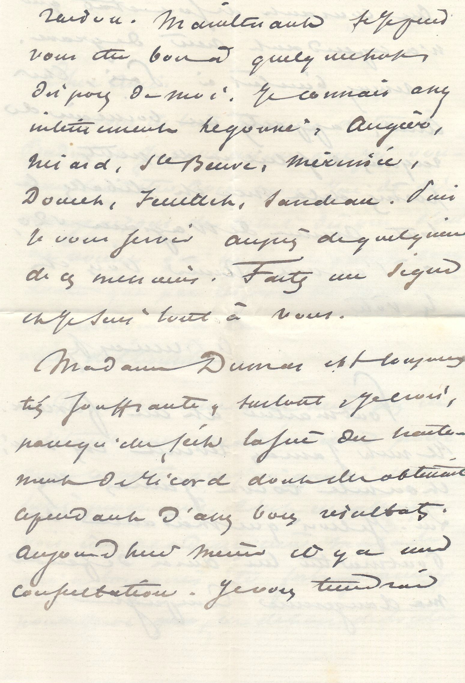 DUMAS ALEXANDRE: Fils (1824-1895) French Author and Dramatist. A.L.S., A Dumas, four pages, 8vo, - Image 3 of 5