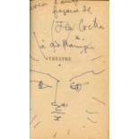 COCTEAU JEAN: (1889-1963) French Writer, Playwright and Filmmaker. Book signed and inscribed,
