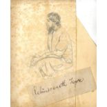 TAGORE RABINDRANATH: (1861-1941) Indian Poet, Nobel Prize winner for Literature, 1913.