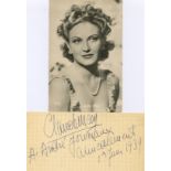 FRENCH CINEMA: Selection of signed cards