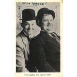 LAUREL & HARDY: LAUREL STAN (1890-1965) & HARDY OLIVER (1892-1957) English and American Film