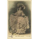 THEATRE: Selection of vintage signed postcard photographs by various Edwardian stage actresses